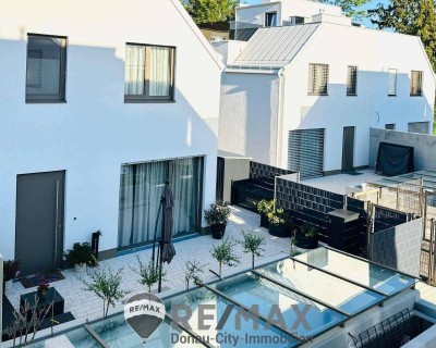 "Nur noch eine Einheit! Luxus-Doppelhaus mit Tiefgarage, Keller, Dachterrasse &amp; Smart-Home - auf Eigengrund!"&lt;/"