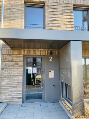 Neubau: hochwertige 2-Zimmer-Wohnung mit Balkon in Hürth-Efferen