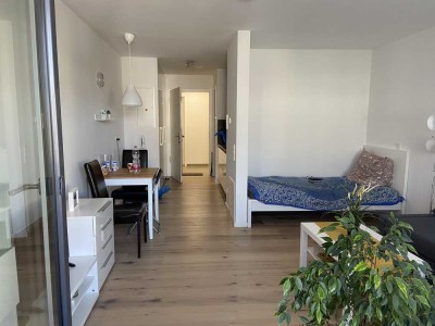 Hochwertiges 1-Zimmer Appartement komplett möbliert mit Balkon in FFM-Rödelheim in Top Lage