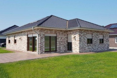 Neubau-Bungalow in Schweiburg – Ruhiges Wohnen auf einer Ebene in Küstennähe!