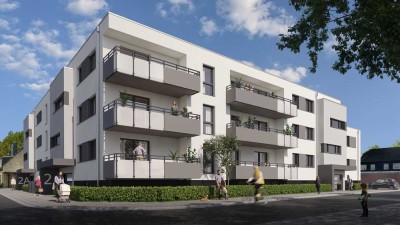 Erstbezug mit Balkon: Exklusive 3-Raum-Wohnung mit gehobener Innenausstattung in Duisburg