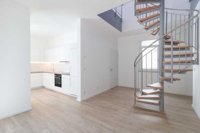 Neubau-Maisonette-Wohnung mit Charme: Wohnkomfort auf zwei Ebenen!