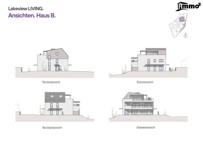 Neubauprojekt "Lakeview LIVING" | 3-Zimmer Eigentumswohnung mit XXL Garten | TOP 1B