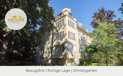 ** Bezugsfreie 2,5-Zimmer-Wohnung im Leutzscher Villenviertel | Wintergarten | Tiefgarage **