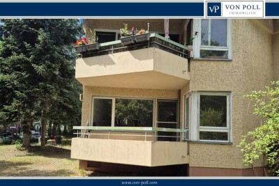 Großzügige 2-Zimmer Wohnung an der B96 mit Sonnenbalkon und Stellplatz!
