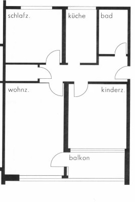 Komplett modernisierte 3-Zimmer-Wohnung in Kiel-Hassee (EBK, Loggia, Glasfaser, Parkplatz)