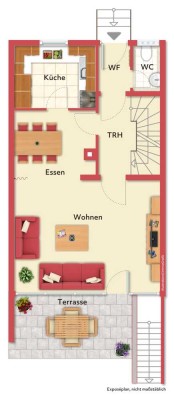 Wohnen in zentraler und ruhiger Lage: Reihenmittelhaus mit 5,5 Zimmer in Wendlingen am Neckar