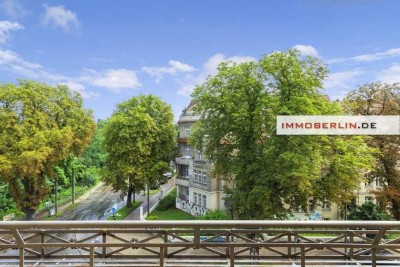 IMMOBERLIN.DE - Toplage: Großzügige Altbauwohnung mit ruhigem Südwestbalkon zwischen Schlossgarten &