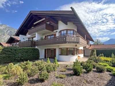 Attraktive 3,5 Zimmer-Gartenwohnung in ruhiger Lage von Garmisch