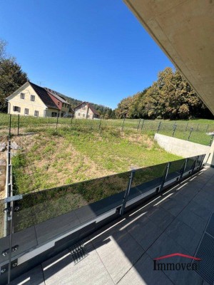 ERSTBEZUG - RUHELAGE in Mariatrost: moderne 4-Zimmerwohnung mit Terrasse, mit Garten und 2 Tiefgaragenplätze