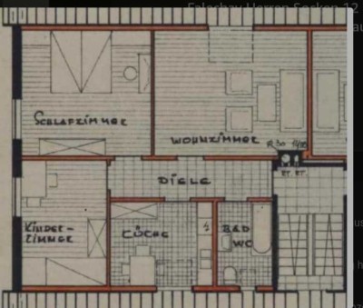 Schöne helle 3-Zi.-Dachgeschoss-Wohnung mit EBK in Bieringen