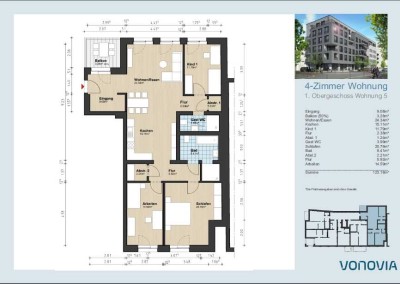 Wohnen direkt an der Rü: Schicke 4-Zi.-Neubau-Whg. mit hochwertiger Ausstattung