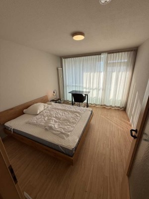 Möblierte 1-Zimmer Wohnung mit Balkon und inkl. Internet