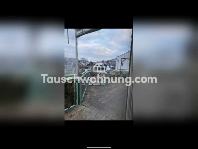 Tauschwohnung: Biete wunderschöne 2-Zimmer-Wohnung mit Dachterrasse