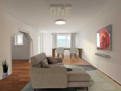 Reserviert - Charmante 3-Zimmer-Wohnung mit Westbalkon und flexibler Raumaufteilung