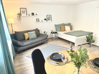 Moderne und gemütlich möblierte 1- Zimmer Wohnung in zentraler Lage von Karlsruhe