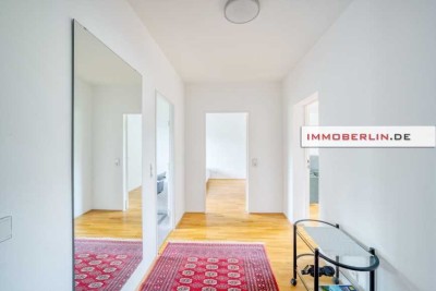 IMMOBERLIN.DE - Behagliche Wohnung mit Südwestloggia & Garage bei der Havel