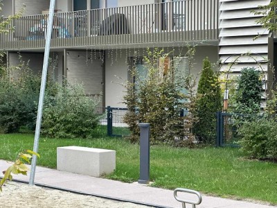 Wohnen beim Parksee, Süd-Gartenwohnung, 3 Zi, 2 Bäder, Barrierefrei, TG- Stellplatz