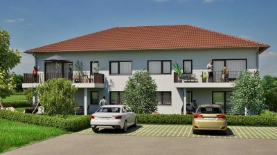 Mietangebot in Burgkirchen-Holzen: Traumhafte 5-Zi. Neubauwohnung mit viel Platz für die Familie