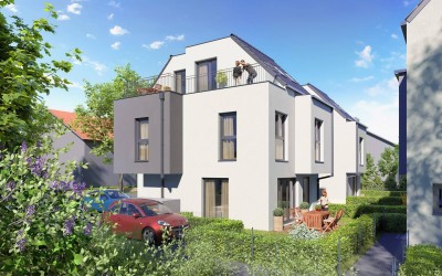BELAGSFERTIGES ECKREIHENHAUS - mit Traumdachterrasse