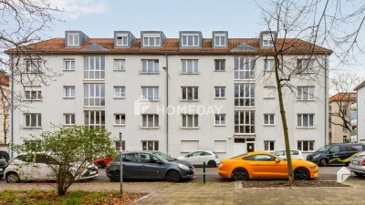 Attraktive 2-Zimmer-Wohnung mit Terrasse und Tiefgaragenstellplatz in Lindenau