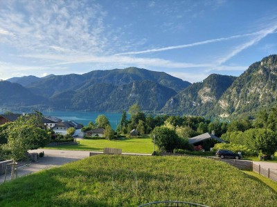 Nussdorf Umgebung, Attersee- und Bergblich in Unterach am Attersee