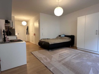 1-Zimmer teil möblierte Wohnung mit EBK und Balkon in Offenbach Stadtmitte