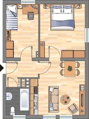 Gemütliche Etagenwohnung in Montabaur