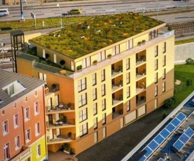 Moderne Zentrumsnahe 2-Zimmerwohnung im Erstbezug mit Balkon und Einbauküche