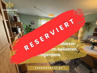 Wohnen mit Wohlfühlfaktor: 3-Zimmer-Oase im beliebten Wenigenjena
