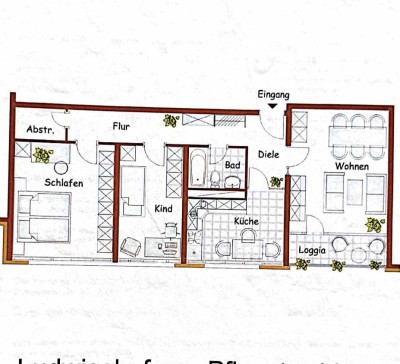 3 Zimmer Wohnung