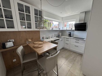 moderne Mietwohnung 
mit Garten und Stellplatz 
in Rheine-Dutum zur Miete!