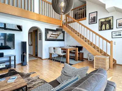 Lichtdurchflutetes 1-Zimmer-Apartment mit Galerie, Balkon und cleverer Raumaufteilung