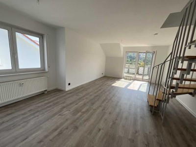 Renovierte 4,5 Zimmer-Maisonettewohnung mit Blick ins Grüne