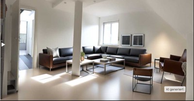 DACHTERRASSE - AUSBLICK - Große 3 Zi-Wohnung - In zentraler, ruhiger Lage von Untertürkheim