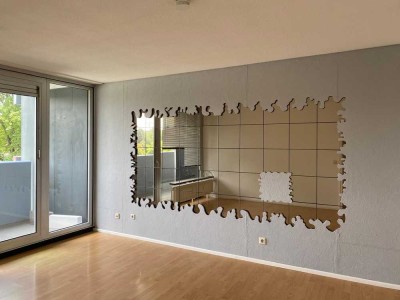 Helle 2-Zimmerwohnung (Balkon) in Tübingen (WHO) ab sofort frei