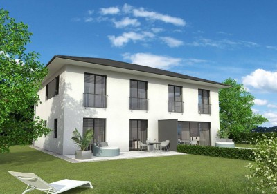 Neubau Doppelhaushälfte belagsfertig mit rd. 110m² Wohnfläche in Köstendorf