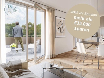 LAVITA - Moderne 4 Zimmer Erstbezug-Wohnung mit Südbalkon in Langenzersdorf für jede Lebenslage - jetzt Baustartaktion nutzen