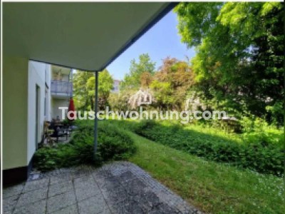 Tauschwohnung: **Wohnen im Erdgeschoss** 2 Zimmer-Wohnung mit Westterrasse
