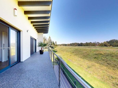 Idylle trifft Komfort: Neubau-Pension mit 4 Gästeapartments und Privatwohnung