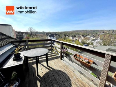 Solide vermietete DG-Wohnung in Ha-Haspe, mit Balkon, Kamin und Stellplatz