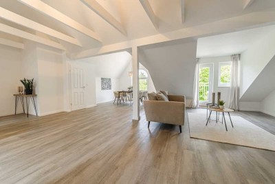 Modernisierte 3-Zimmer-Dachgeschosswohnung mit Balkon – Familienfreundlich und energieeffizient