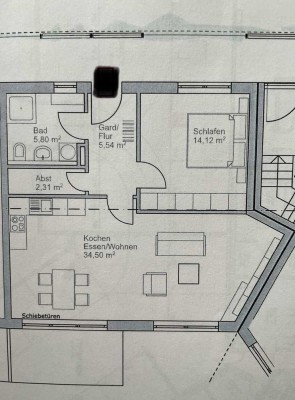 Helle 2-Zimmer Wohnung mit Balkon in Buchloe