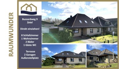 *Raumwunder für Ihre ganze Familie*  in begehrter Wohnlage von Zetel