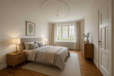 Jugendstile Belle Étage mit Balkon - in gefragter Wohnlage