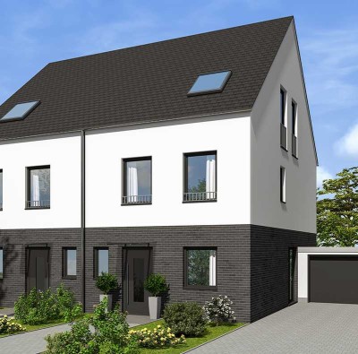 Moderne Einfamilien-Doppelhaushälfte mit großem Grundstück! Eigenleistungen auf Wunsch möglich!