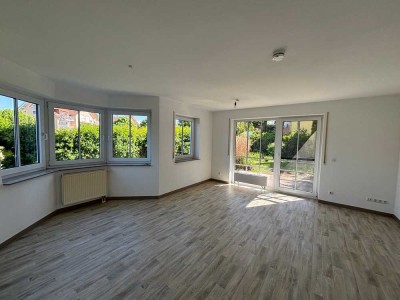 Wohnung mit zwei Zimmern sowie eigenem Garten und Einbauküche in Werben
