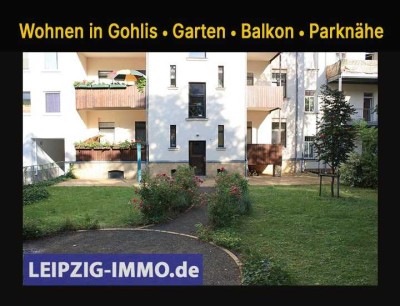 Gohlis ** Familienfreundliche 3-Raum WE * Parknähe * großer Balkon * TLB * Ankleide * Gartenmitbenut