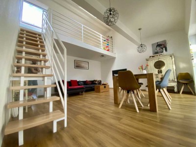 Maisonettewohnung mit Galerie und Dachterrasse in Dettingen an der Erms