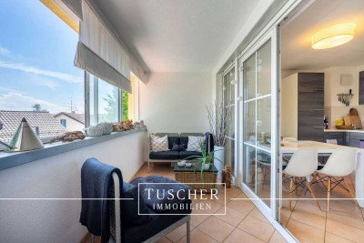 Zentral & ruhig - Top gepflegte 3-Zi.-Maisonette-Whg. mit Südloggia!